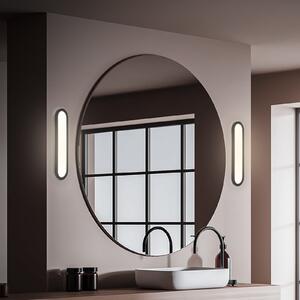Briloner Aplică de perete pentru baie cu LED Pil, negru, lățime 35 cm, plastic, Negru, Baie, Plastic, Modern