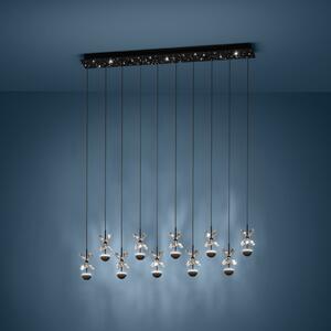 Stars of Light EGLO Lampă suspendată Pianopoli negru Lungime 87 cm, reglabil, Negru, Camera de zi / sufragerie, Metal, Design