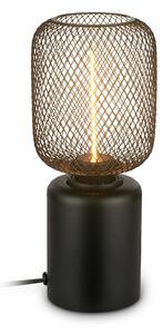 Briloner Lampa de masă Rist, negru, înălțime 22 cm, metal, Negru, Camera de zi / sufragerie, Metal, Modern
