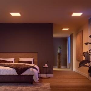 Philips Hue Panou LED White & Color Ambiance Surimu, 30x30cm, reglabil, Alb, Camera de zi / sufragerie, Aluminiu, Modern
