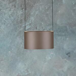 PURE Lampă suspendată LED Clipse, culoare bronz Ø 20 cm CCT, 2 becuri, reglabil, Bronz / Alamă Veche, Camera de zi / sufragerie, Metal, Modern