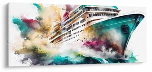 Tablou - Acuarelă mare (120x50 cm)