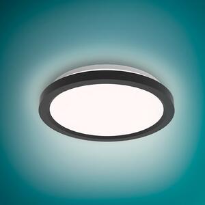Philips plafonieră LED Aio RD negru pachet de 2 bucăți 30 cm telecomandă, reglabil, Negru, Hol, Metal, Modern