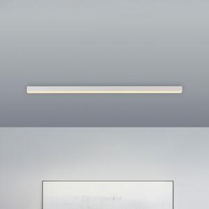 PURE Plafonieră LED Lines, albă, 110 cm, CCT, telecomandă, reglabil, Alb, Camera de zi / sufragerie, Metal, Modern