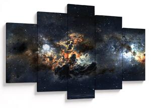Tablou - Universul cu Nebula (150x105 cm)