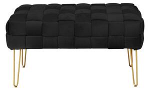 Taburet Wenzo Negru 82x43x46 cm