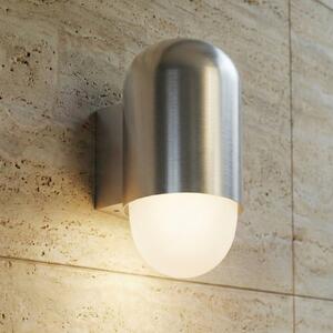 Lindby Aplică de exterior Pilva, aluminiu, metal, IP44, E27, reglabil, Metalic, Aluminiu, Modern