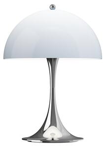 Louis Poulsen Lampa cu baterie Panthella PORTABLE 250 crom/albastru, reglabil, Metalic, Camera de zi / sufragerie, Plastic, Modern