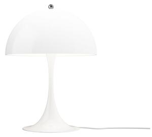 Louis Poulsen Lampă de masă Panthella 320, albă, Ø 32 cm, E14, Alb, Camera de zi / sufragerie, Plastic, Modern