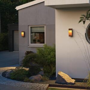 Konstsmide Lampă LED pentru exterior Rho, culoare ruginie, înălțime 28 cm, metal, IP54, reglabil, Maro / Rugină, Aluminiu