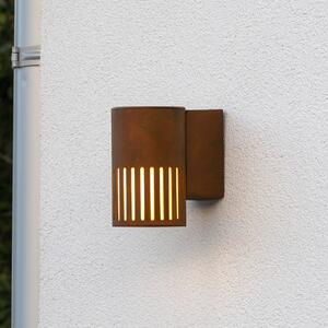 Konstsmide Lampă de exterior Pistoia, culoare ruginie, înălțime 17 cm, metal, IP54, reglabil, Maro / Rugină, Aluminiu