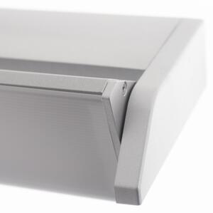 LED Lampă design minimalist LED/15W/230V argintiu