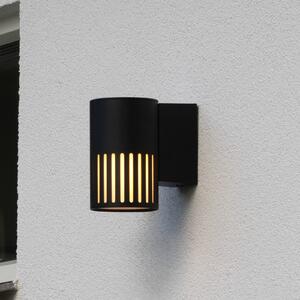 Konstsmide Lampă de exterior Pistoia, negru, înălțime 17 cm, metal, IP54, reglabil, Negru, Aluminiu