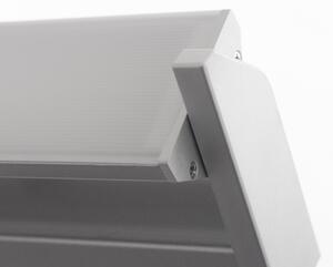 LED Lampă design minimalist LED/15W/230V argintiu