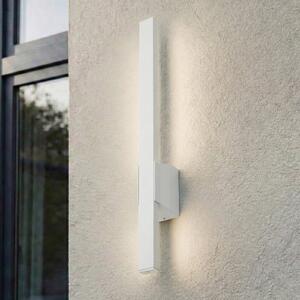 Lindby LED-Aparec de iluminat exterior Sakari, alb, aluminiu, înălțime 50 cm, Alb, Aluminiu, Modern