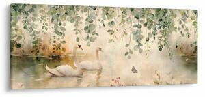 Tablou - Lac, acvariu (120x50 cm)