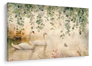 Tablou - Lac, acvariu (90x60 cm)