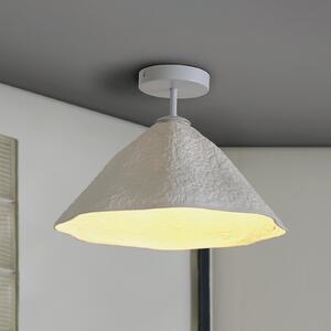 OSRAM Plafonieră Decor Lotus Leaf, 1 bec, albă, hârtie, E27, reglabil, Alb, Camera de zi / sufragerie, Hârtie / Carton