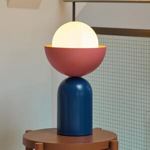 OSRAM Lampa de masă Decor Bowl, albastru/roz, oțel, E14, Albastru, Camera de zi / sufragerie, Metal, Modern