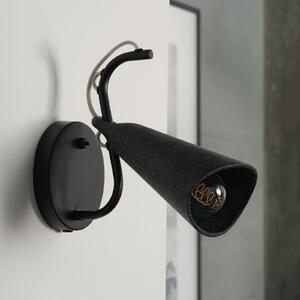OSRAM Aplică Decor Bell, negru, oțel, E27, reglabil, Negru, Camera de zi / sufragerie, Metal, Modern