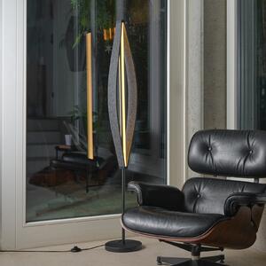 OSRAM Lampadar LED Decor Flat Felt, gri, pâslă, 3.000 K, Gri, Camera de zi / sufragerie, Țesătură / Textil, Modern
