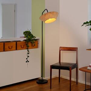 OSRAM Lampadar Decor Bandă, bej, textil, E14, Bej, Camera de zi / sufragerie, Țesătură / Textil
