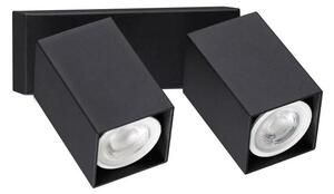 Ideal Lux - Aplica de perete LED DYNAMITE 2x GU10/7W/230V CRI 90 negru