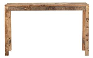 Consola din lemn de mango si acacia, aspect rustic, Campagne