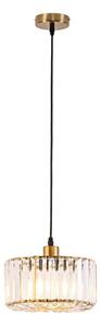 Lustră suspendată pe cablu VETRO, 1xE27/60W/230V, aurie