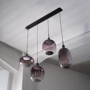 OSRAM Lampă suspendată Decor Needle Linear, gri, oțel, 4 becuri E27, reglabil, Gri, Camera de zi / sufragerie, Metal, Modern