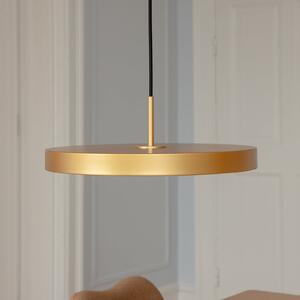 UMAGE Lampă suspendată LED Asteria Medium, culoare alamă Ø 43 cm, reglabil, Auriu / Alamă, Camera de zi / sufragerie, Metal, Design