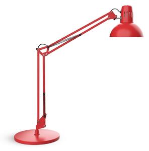 Maul Lampa de birou MAULstudy, roșie, oțel, înălțime 49 cm, Roșu, Studiu / Birou, Metal
