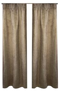 Set draperii Velaria Terra crem, 2x285x255 cm