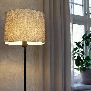 PR Home Lampadar Amy, Eldertree verde/negru, înălțime 150 cm, E27, Negru, Camera de zi / sufragerie, Țesătură / Textil
