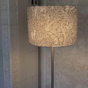 PR Home Lampadar Amy, Eldertree verde/gri, înălțime 150 cm, E27, Gri, Camera de zi / sufragerie, Țesătură / Textil