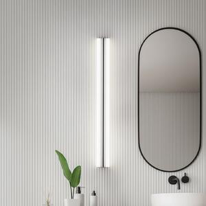 Helestra Lampa cu oglindă LED LOOM, lungime 90 cm, crom, IP44, Metalic, Baie, Metal