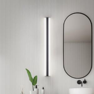 Helestra Lampa cu oglindă LED LOOM, lungime 120 cm, negru, IP44, Negru, Baie, Metal