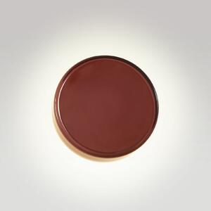 MARSET aplică de perete LED Caramel, maro, Ø 22 cm, TRIAC, sticlă, reglabil, Maro / Rugină, Camera de zi / sufragerie, Sticlă, Design