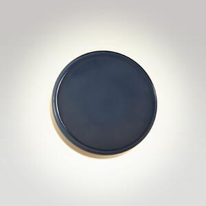 MARSET aplică de perete LED Caramel, albastru, Ø 28 cm, TRIAC, sticlă, reglabil, Albastru, Camera de zi / sufragerie, Sticlă, Design