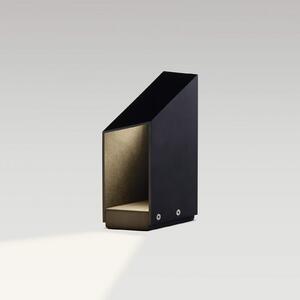 MARSET Lampă cu soclu LED Domus, înălțime 26 cm, negru, aluminiu, reglabil, Negru, Aluminiu, Design