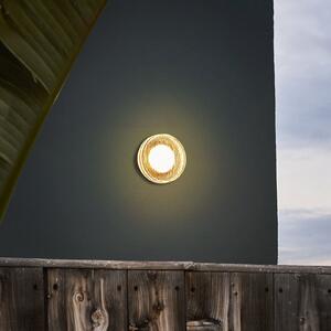 MARSET Lampă LED pentru exterior Roc, Ø 14 cm, alb/translucid, reglabil, Alb, Aluminiu, Design