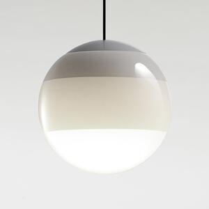 MARSET Lampă suspendată LED Dipping Light Ø 13 cm albă, reglabil, Alb, Camera de zi / sufragerie, Sticlă, Design, glob
