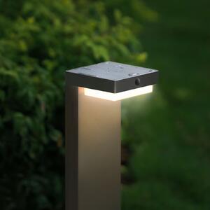 G & L Handels GmbH Lampă LED reîncărcabilă pentru exterior 800104, antracit, IP44, senzor, Negru, Aluminiu