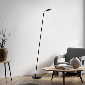 Paul Neuhaus lampadar LED Akku-Bente, negru, CCT, USB-C, reglabil, Negru, Studiu / Birou, Metal, Modern