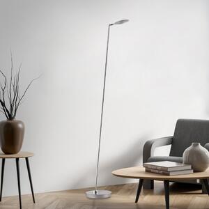 Paul Neuhaus lampadar LED cu baterie reîncărcabilă Akku-Bente, gri, CCT, USB-C, reglabil, Metalic, Studiu / Birou, Metal, Modern
