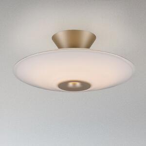 Paul Neuhaus plafonieră LED Elipsa, alb/bronz, Ø 35 cm, reglabil, Bronz / Alamă Veche, Camera de zi / sufragerie, Sticlă