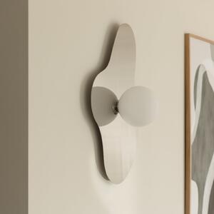Globen Lighting Aplică de perete ILLUSION, crom, sticlă, 60 cm, Gri, Camera de zi / sufragerie, Sticlă, Modern