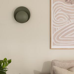 Globen Lighting aplică de perete ORBIT, verde, metal, Ø 30 cm, Verde, Camera de zi / sufragerie, Metal, Modern