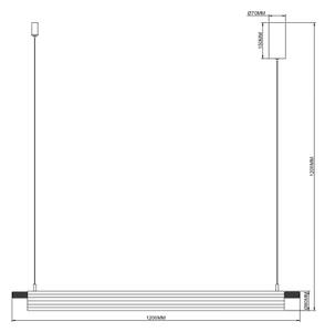Zuma Line ARCUS 003064-034746 - Lustru suspendat pe cablu LED/14W/230V, auriu