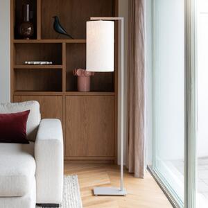 IT´S ABOUT ROMI IT'S lampadar Boston, Ø 25 cm, alb/culoarea nisipului, Bej, Camera de zi / sufragerie, Țesătură / Textil, Modern